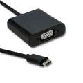 Qoltec Adapter USB typ C męski | VGA żeński | 1080P | 23cm-297535