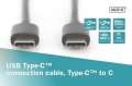 Digitus Kabel połączeniowy USB 2.0 HighSpeed Typ USB C/USB C M/M czarny 1,8m-1042985