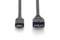 Digitus Kabel polaczeniowy USB 3.1 Gen.2 SuperSpeed+ 10Gbps Typ USB C/microUSB B M/M, PD, czarny 1m-296101