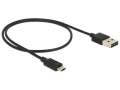 Delock Kabel Micro USB AM-BM Dual Easy-USB 1m-205834