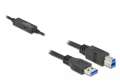 Delock Kabel USB-A(M)->USB-B(M) 3.1 GEN 1 5M czarny aktywny-385019