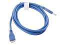 LANBERG Kabel USB 3.0 micro AM-MBM5P 1.8M niebieski-713105