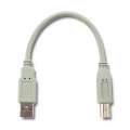 Qoltec Kabel USB 2.0 A męski / B męski | 0,19m-354065