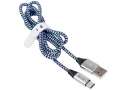 Tracer Kabel USB 2.0 Type-C A męski - C męski 1,0m czarno-niebieski-328648