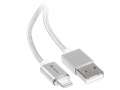 Tracer Kabel magnetyczny USB 2.0 iPhone AM - lightning 1,0m     srebrny-328628
