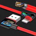 Unitek Kabel USB2.0 - Lightning 1.0m, M/M, kątowy; C4047RD-279837