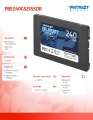 Patriot SSD 240GB Burst Elite 450/320MB/s SATA III 2.5-419485