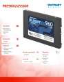 Patriot SSD 960GB Burst Elite 450/320MB/s SATA III 2.5-419495