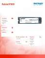 Patriot Dysk SSD P300 512GB M.2 PCIe Gen 3 x4 1700/1200-382170
