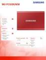 Samsung Dysk Portable T7 500GB USB 3.2 Gen.2 czerwony-377943