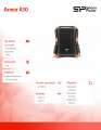 Silicon Power ARMOR A30 1TB USB 3.0 BLACK / PANCERNY / wstrząsoodporny-190750