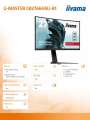 IIYAMA Monitor 27 cali GB2766HSU-B1 VA,165HZ,1500R,1MS,DP,HDMIx2,USB,FreeSyn-1090892