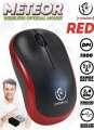 Mysz bezprzewodowa METEOR Czerwona-1150980
