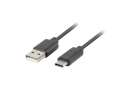LANBERG Kabel USB CM - AM 2.0 0.5m czarny QC 3.0-302026