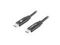 LANBERG Kabel USB-C M/M 2.0 CA-CMCM-40CU-0005-BK Czarny 0.5m-415391