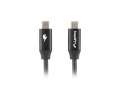 LANBERG Kabel USB-C M/M 2.0 CA-CMCM-40CU-0005-BK Czarny 0.5m-415392