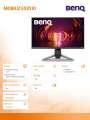 Benq Monitor 24.5 cala EX2510   LED 2ms/1000:1/HDMI/szary-1061865