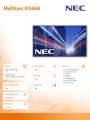 NEC Monitor wielkoformatowy MultiSync X754HB 75 cali 2500cd/m2 24/7 1920x1080-1107336