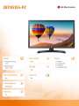 LG Electronics Monitor 28TN515S-PZ 27.5 cali TV 200cd/m2 1366x768-1014532