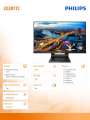 Philips Monitor 21.5 cali 222B1TC IPS Touch HDMI DP-1170288