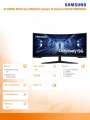 Samsung Monitor 34 cale LC34G55TWWRXEN VA 3440x1440 Ultra WQHD  21:9 format kinowy 1 ms (MPRT) zakrzywiony 165Hz-1015505