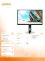 Monitor Q32P2CA 31.5 cali IPS HDMIx2 DP USB-C Pivot -1187119