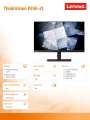Lenovo Monitor 23.8 cala ThinkVision P24h-2L WLED LCD 62D8GAT1EU-1801940
