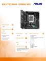 ASUS Płyta główna ROG STRIX B660-I GAMING WIFI s1700 2DDR5 DP/HDMI mini-ITX-1915724
