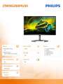 Philips Monitor 27M1N5200PA 27 cali IPS 240Hz HDMIx2 DP Pivot Głośniki-1960001