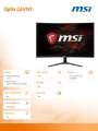 MSI Monitor 23.6 Optix G241VC Curved/LED/FHD/75Hz/16:9/NonTouch-2244597