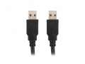 Kabel USB-A M/M 3.0 1.0m czarny -369131