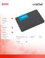 Dysk SSD BX500 500GB SATA3 2.5 cala-2862640