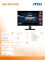 Monitor Optix MAG321QR 31,5 FLAT/WQHD/IPS/165Hz -3008062