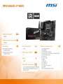 MSI Płyta główna PRO B650-P WIFI AM5 4DDR5 HDMI/DP ATX-3023702