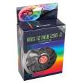 Raijintek IRIS 12 Rainbow RGB LED - wentylator 2er Zestaw wkl. Kontroler - 120mm