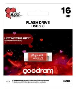 GOODRAM Pendrive CUBE 16GB USB2.0 - Valentine 