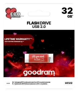 GOODRAM Pendrive CUBE 32GB USB2.0 - Valentine 