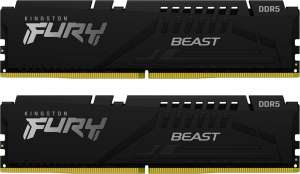 Kingston Pamięć DDR5 Fury Beast Black 64GB(2*32GB)/5200  CL36 EXPO