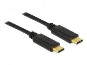 Delock Kabel USB-C M/M 2.0 0.5m czarny E-Marker