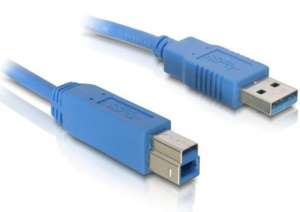 Delock Kabel USB-A(M)-USB-B(M) 3.0 1.8 m niebieski