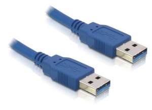 Delock Kabel USB-A M/M 3.0 1m niebieski
