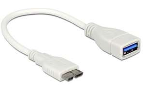 Delock Kabel USB MICRO(M) -USB-A(F) 3.0 OTG