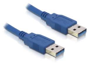 Delock Kabel USB-A M/M 3. 0 0.5M niebieski