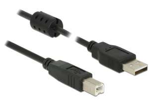 Delock Kabel USB-A(M)-US B-B(M) 2.0 2M czarny