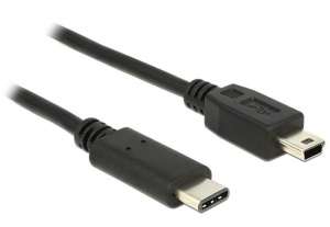 Delock Kabel USB-C(M)-USB MINI(M) 2.0 0.5m