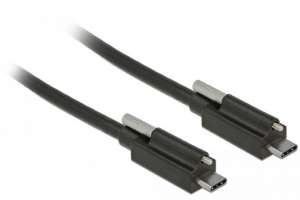 Delock Kabel USB-C M/M 3. 1 GEN 2 ze śrubą