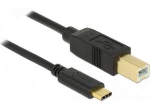 Delock Kabel USB-C(M)-US B-B(M) 2.0 4m czarny