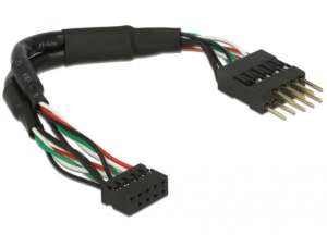 Delock Kabel USB PIN HEADER(M) 10 PIN- PIN HEADER (F) 2.0 12cm