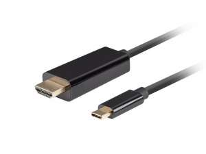 Lanberg Kabel USB-C -> HDMI 1.8m CA-CMHD-10CU-0018-B