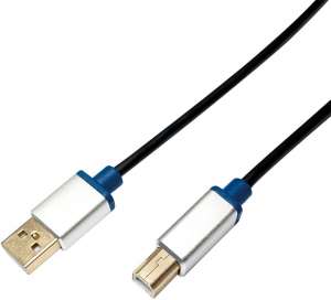 LogiLink Kabel Premium USB2.0 A/B, długość 3m